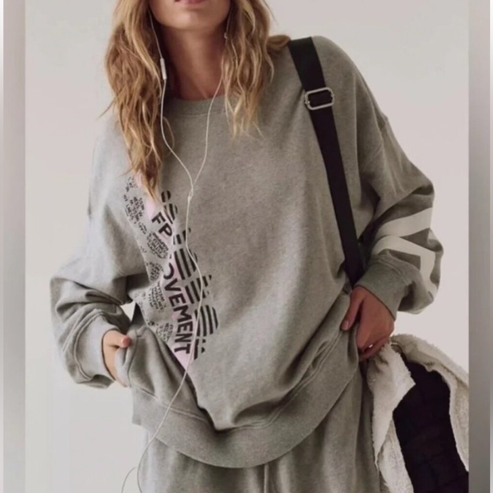 FP Movement All Star Oversize Graphic Sweatshirt